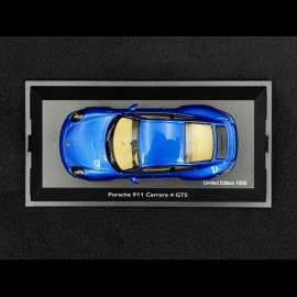 Porsche 911 type 991 Carrera 4 GTS Coupé Saphirblau 1/43 Schuco 450758100