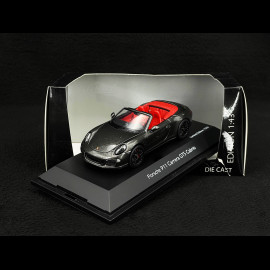 Porsche 911 type 991 Carrera GTS Cabriolet Achatgrau 1/43 Schuco 450757700