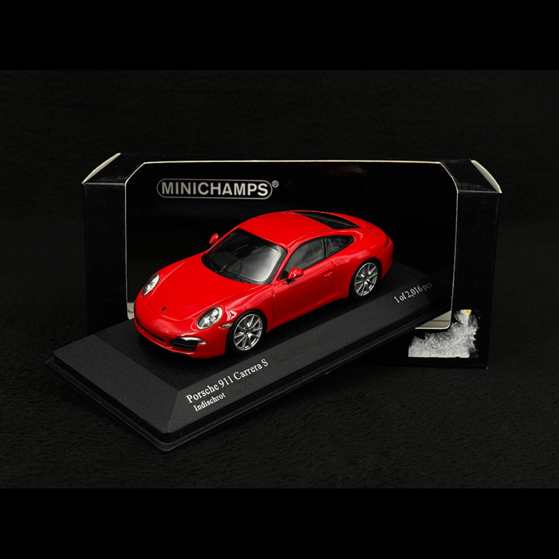 Porsche 911 typ 991 Carrera S 2012 Indischrot 1/43 Minichamps 410060220