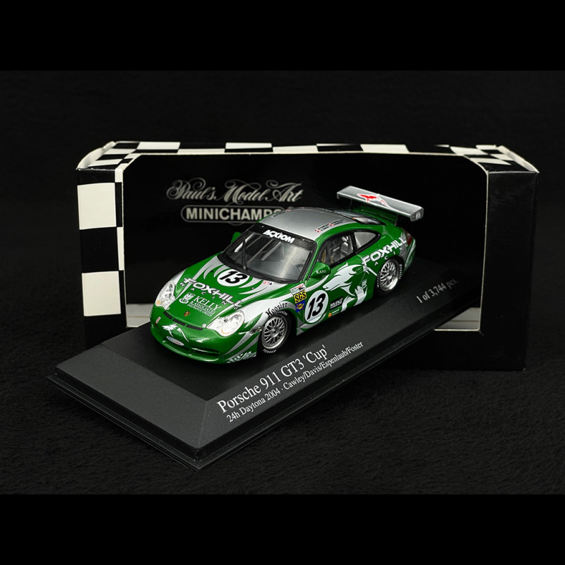 Porsche 911 GT3 Cup Typ 996 n° 13 3. 24h Daytona 2004 1/43 Minichamps 400046213