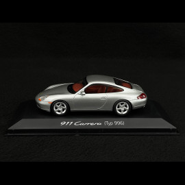 Porsche 911 Carrera Type 996 2001 Polarsilber 1/43 Schuco WAP02003697
