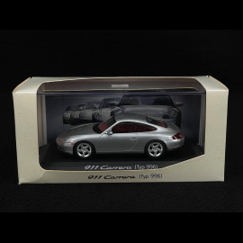 Porsche 911 Carrera Type 996 2001 Polar Silver 1/43 Schuco WAP02003697