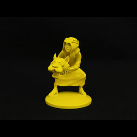 Tim Figur – Abdallah Moulinsart – Im Land Des Schwarzen Goldes Gelb Satine 9 cm 42166
