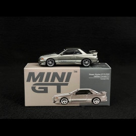 Nissan Skyline GT-R R32 Veilside Combat C-I 2011 Kampfgrau 1/64 Mini GT MGT00971-R