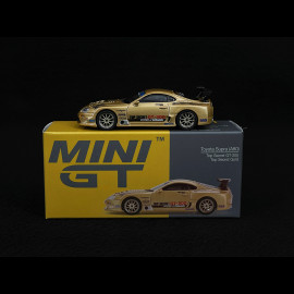 Toyota Supra MK4 A80 GT-300 Top Secret 2023 Gold 1/64 Mini GT MGT00961-R