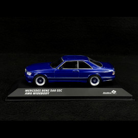 Mercedes-Benz 560 SEC AMG Widebody 1990 Linarite Blue Pearl 1/43 Solido S4310907