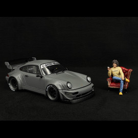 Porsche 911 RWB Bodykit Nardo Type 964 2024 Grey 1/18 Solido S1807517