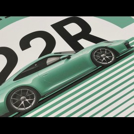 Porsche Posters Low Price Set of 4 911 75 Years Edition Driven by Dreams WAP0504700R75Y