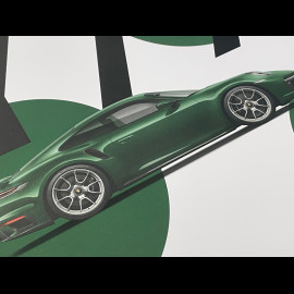 Porsche Posters Low Price Set of 4 911 75 Years Edition Driven by Dreams WAP0504700R75Y