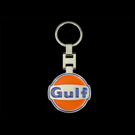 Gulf Logo Metal Key Ring Silver Blue / Orange Gulf GU252PCA03-000