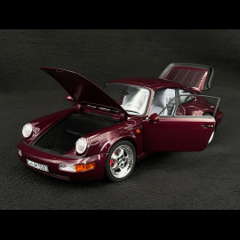 Porsche 911 Turbo 3.6 Coupe Type 964 1993 Amethyst Metallic 1/18 Norev 29676