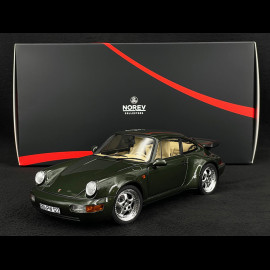 Porsche 911 Turbo 3.6 Coupe Type 964 1993 Eichegrün Metallic 1/18 Norev 29675