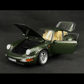 Porsche 911 Turbo 3.6 Coupe Type 964 1993 Eichegrün Metallic 1/18 Norev 29675