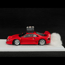 Ferrari F40 1993 Red Snow Drift in Japan with Driver 1/43 Kess KE43056480