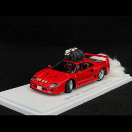 Ferrari F40 1993 Red Snow Drift in Japan with Driver 1/43 Kess KE43056480