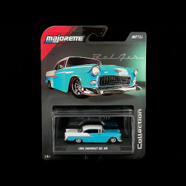 Chevrolet Bel Air 1955 Blue / White 1/64 Majorette 8505001000
