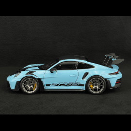Porsche 911 GT3 RS Typ 992 2022 Weissach Package Gulf Blau 1/18 Norev 187367