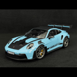 Porsche 911 GT3 RS Typ 992 2022 Weissach Package Gulf Blau 1/18 Norev 187367