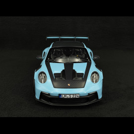 Porsche 911 GT3 RS Typ 992 2022 Weissach Package Gulf Blau 1/18 Norev 187367
