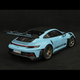 Porsche 911 GT3 RS Typ 992 2022 Weissach Package Gulf Blau 1/18 Norev 187367