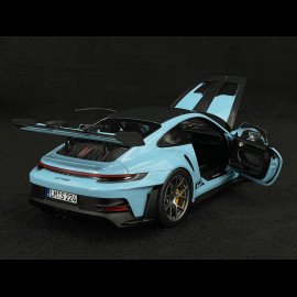 Porsche 911 GT3 RS Typ 992 2022 Weissach Package Gulf Blau 1/18 Norev 187367