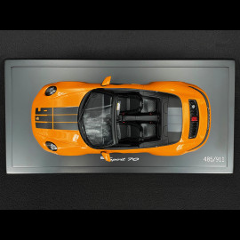 Porsche 911 Spirit 70 Type 992 Cabriolet 2025 Signal Orange 1/18 Spark WAP0210520SGTS