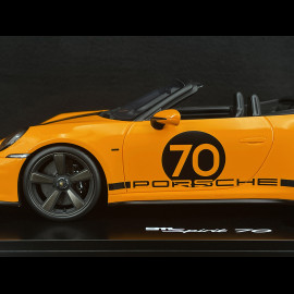 Porsche 911 Spirit 70 Type 992 Cabriolet 2025 Signal Orange 1/18 Spark WAP0210520SGTS