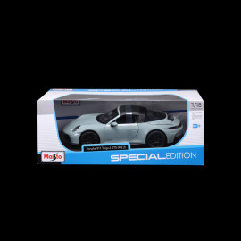 Porsche 911 Targa 4 GTS Hybrid Type 992.2 2025 Lugano Blue 1/18 Maisto M31470