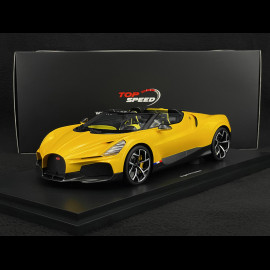 Bugatti W16 Mistral 2023 Gelb 1/18 Top Speed TS0598