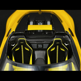Bugatti W16 Mistral 2023 Yellow 1/18 Top Speed TS0598