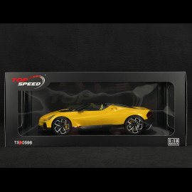 Bugatti W16 Mistral 2023 Gelb 1/18 Top Speed TS0598