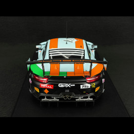Porsche 911 GT3 R Gulf n° 12 4th 24h Spa 2020 1/18 Ixo LEGT18-20012