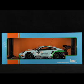 Porsche 911 GT3 R Gulf n° 12 4th 24h Spa 2020 1/18 Ixo LEGT18-20012