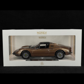 Ferrari Dino 246 GTS 1970 Nocciola Metallizzato 1/18 Norev 187815