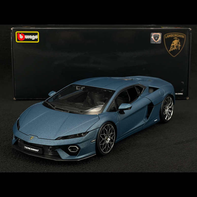 Lamborghini Temerario 2025 Matt Blue 1/18 Bburago 11052B