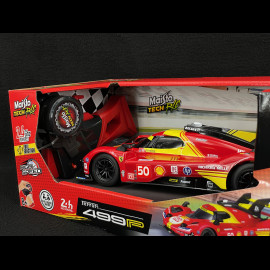 Ferrari 499P n° 50 Winner 24h Le Mans 2024 R/C Radio Controlled 1/24 Maisto Tech M82531
