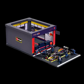 Max Verstappen Red Bull RB19 n° 1 Pit Stop With Figurines F1 2023 1/43 Bburago 38453V