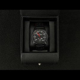 Porsche Automatic Watch 911 300 km/h speedometer black case / black dial / white numbers