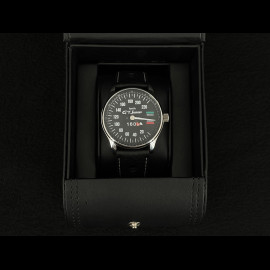 Alfa Romeo Giulia 1600 GT Junior Tachometer Uhr Chrom Gehause / schwarz Hintergrund / weiße Zahlen