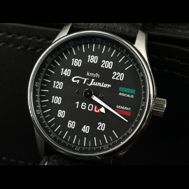 Alfa Romeo Giulia 1600 GT Junior Tachometer Uhr Chrom Gehause / schwarz Hintergrund / weiße Zahlen