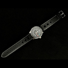 Alfa Romeo Giulia 1300 GT Junior Tachometer Uhr Chrom Gehause / schwarz Hintergrund / weiße Zahlen