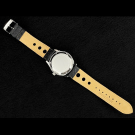 Alfa Romeo Giulia 1300 GT Junior Tachometer Uhr Chrom Gehause / schwarz Hintergrund / weiße Zahlen