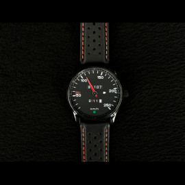 Porsche 911 250 km/h Tachometer Uhr schwarz Gehause / schwarz Wahl / weiße Zahlen