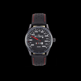 Porsche Watch 911 300 km/h speedometer black case / black dial / white numbers