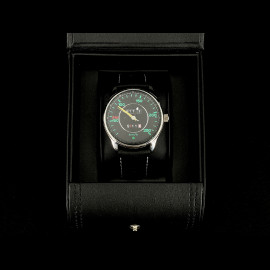 Porsche 911 Classic speedometer Automatic Watch chromium case / black dial / green numbers