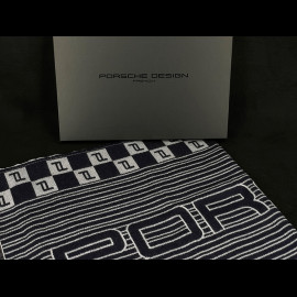 Porsche Design Schal Marineblau / Grau 4056487050348