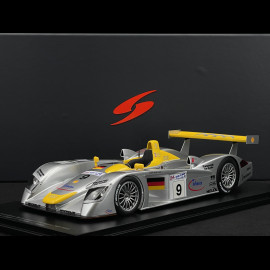 Audi R8 n° 9 Platz 2. 24h Le Mans 2000 1/18 Spark 18S838