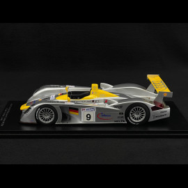 Audi R8 n° 9 Platz 2. 24h Le Mans 2000 1/18 Spark 18S838
