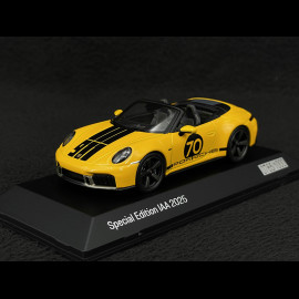 Porsche 911 Spirit 70 Typ 992.2 Carbiolet IAA Edition 2025 Geschwindigkeit Gelb 1/43 Spark WAP0200200T070