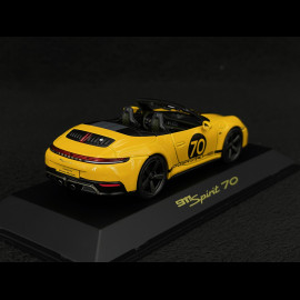 Porsche 911 Spirit 70 Typ 992.2 Carbiolet IAA Edition 2025 Geschwindigkeit Gelb 1/43 Spark WAP0200200T070